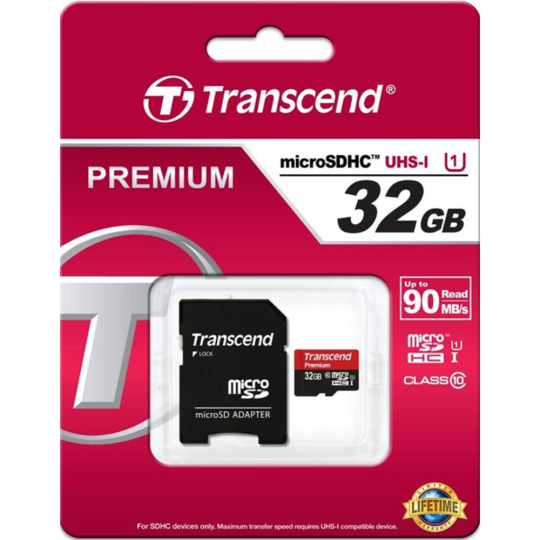 Карта памяти «Transcend» 32GB, Class 10