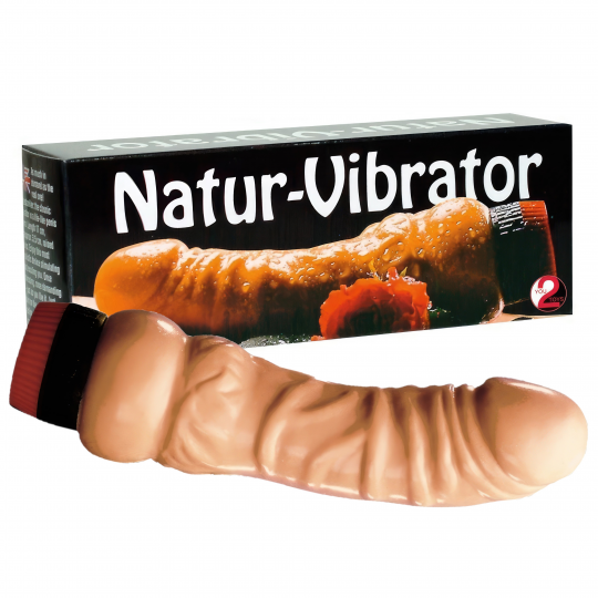 Реалистичный рельефный вибратор Naturvibrator 17 см