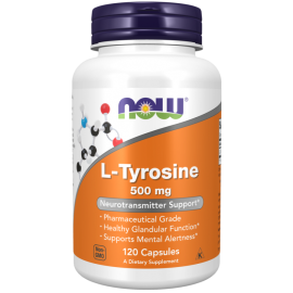 Л-Тирозин Now Foods L-Tyrosine, 120 капс.