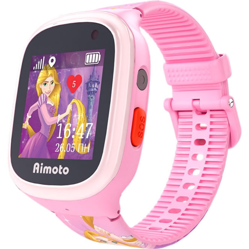 Умные часы «Aimoto» Кнопка жизни, Disney, Принцесса Рапунцель #0