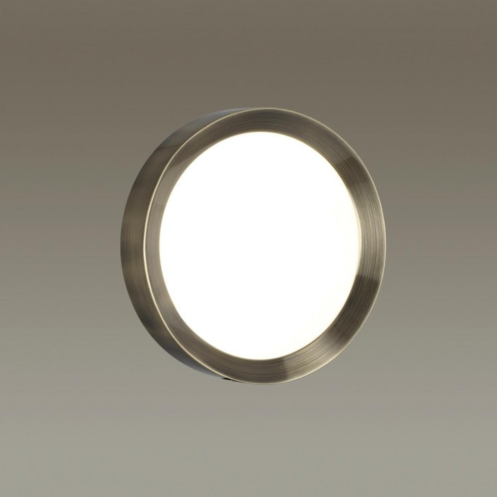 Настенно-потолочный светильник «Odeon Light» Lunor, Walli ODL22 513, 4948/30CL, бронзовый/белый/пластик
