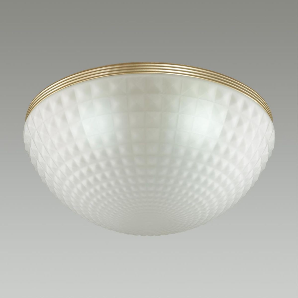 Потолочный светильник «Odeon Light» Malaga, Modern ODL22 517, 4936/4C, золотистый/белый/стекло