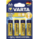 Батарейка «Varta» Longlife, AА, 4106 4BP, 4 шт