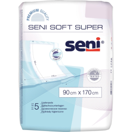 Пеленки впитывающие «Seni Soft» Super, 90х170 см, 5 шт