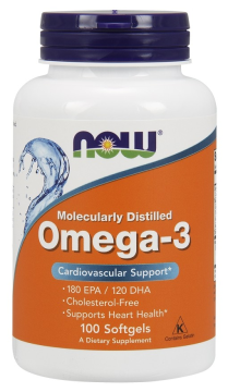 Omega 3 NOW Foods (100 капсул)