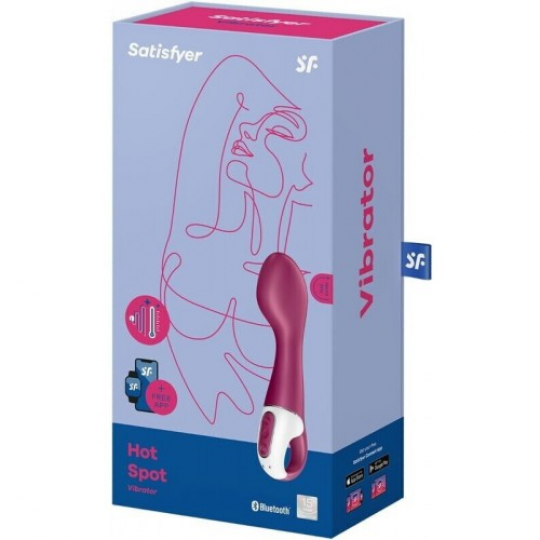 Смарт-вибратор с подогревом для зоны G Satisfyer Hot Spot