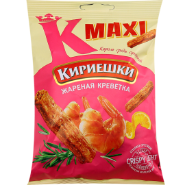 Сухарики «Кириешки» Maxi, жареная креветка, 60 г