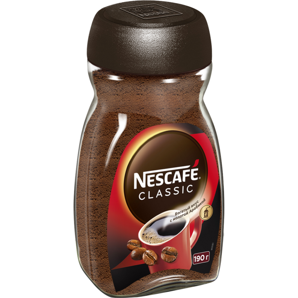 Кофе растворимый «Nescafe» Classic, с добавлением молотого, 190 г #3