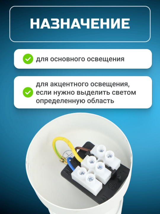 Светильник 4002 накладной настено-потолочный под лампу GU10 белый IEK LT-USB0-4002-GU10-1-K01