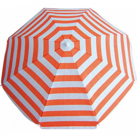 Зонт пляж­ный «Sundays» HYB1811, крас­ный/белый