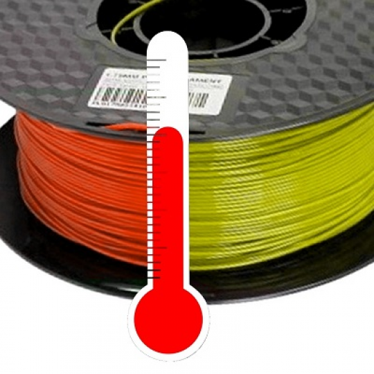 Пластик для 3D принтера SUNHOKEY Temperature change 1kg 1.75mm оранжевый-желтый (44304)