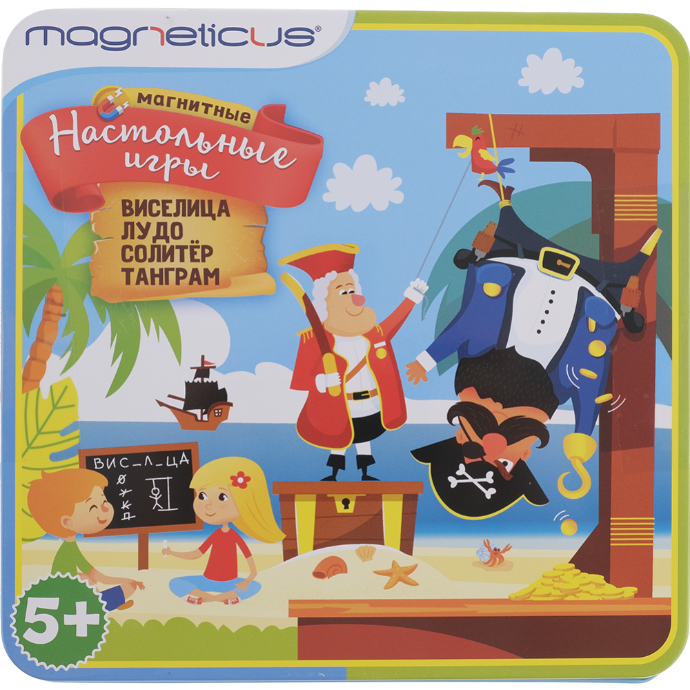 Игры настольная «Magneticus» 4 в 1, арт.BG-002