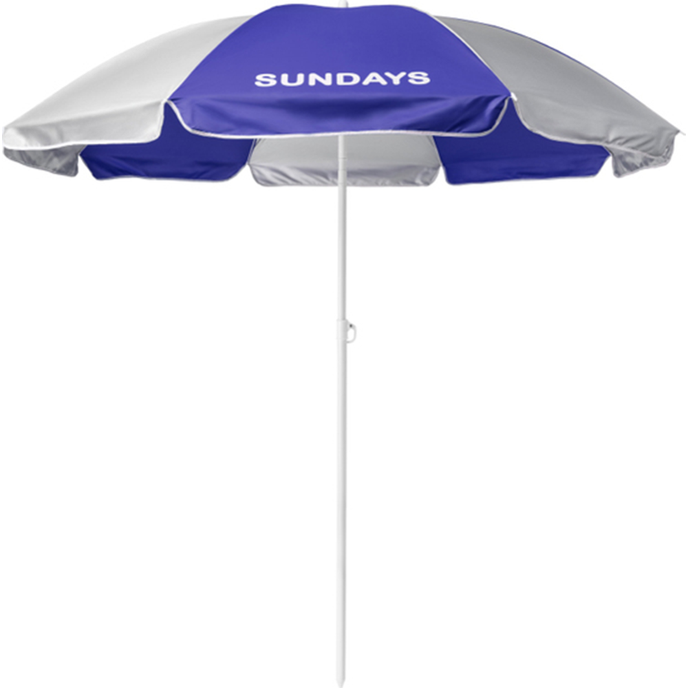 Зонт пляжный «Sundays» HYB1812, синий/серебристый