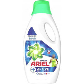 Гель для стирки «Ariel» Power liquid + active odor defense, 28 стирок, 1.54 л