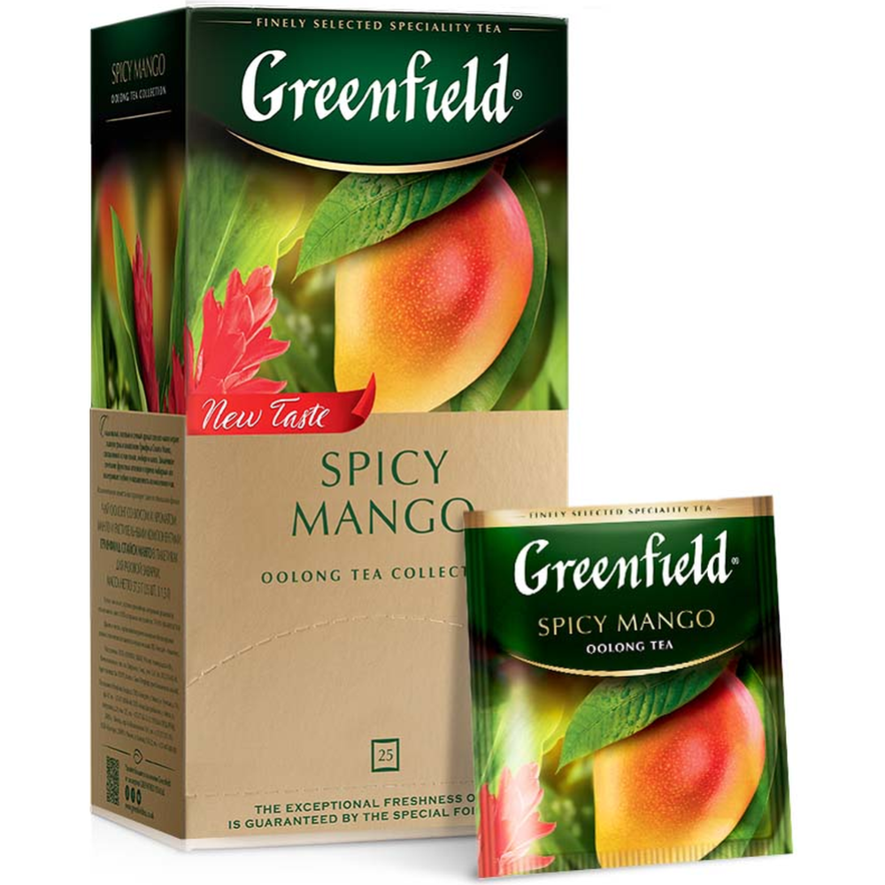 Чай оолонг «Greenfield» Spicy Mango, 25Х1.5 г #1