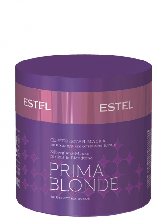Маска для волос Серебристая для Холодных оттенков блонд PRIMA BLONDE ESTEL, 300 мл