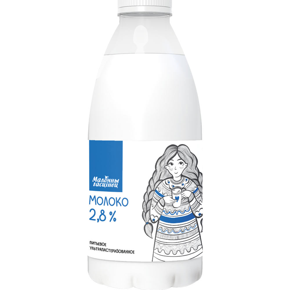 Молоко «Мо­лоч­ный го­сти­не­ц» уль­тра­па­сте­ри­зо­ван­ное, 2,8%, 930 мл