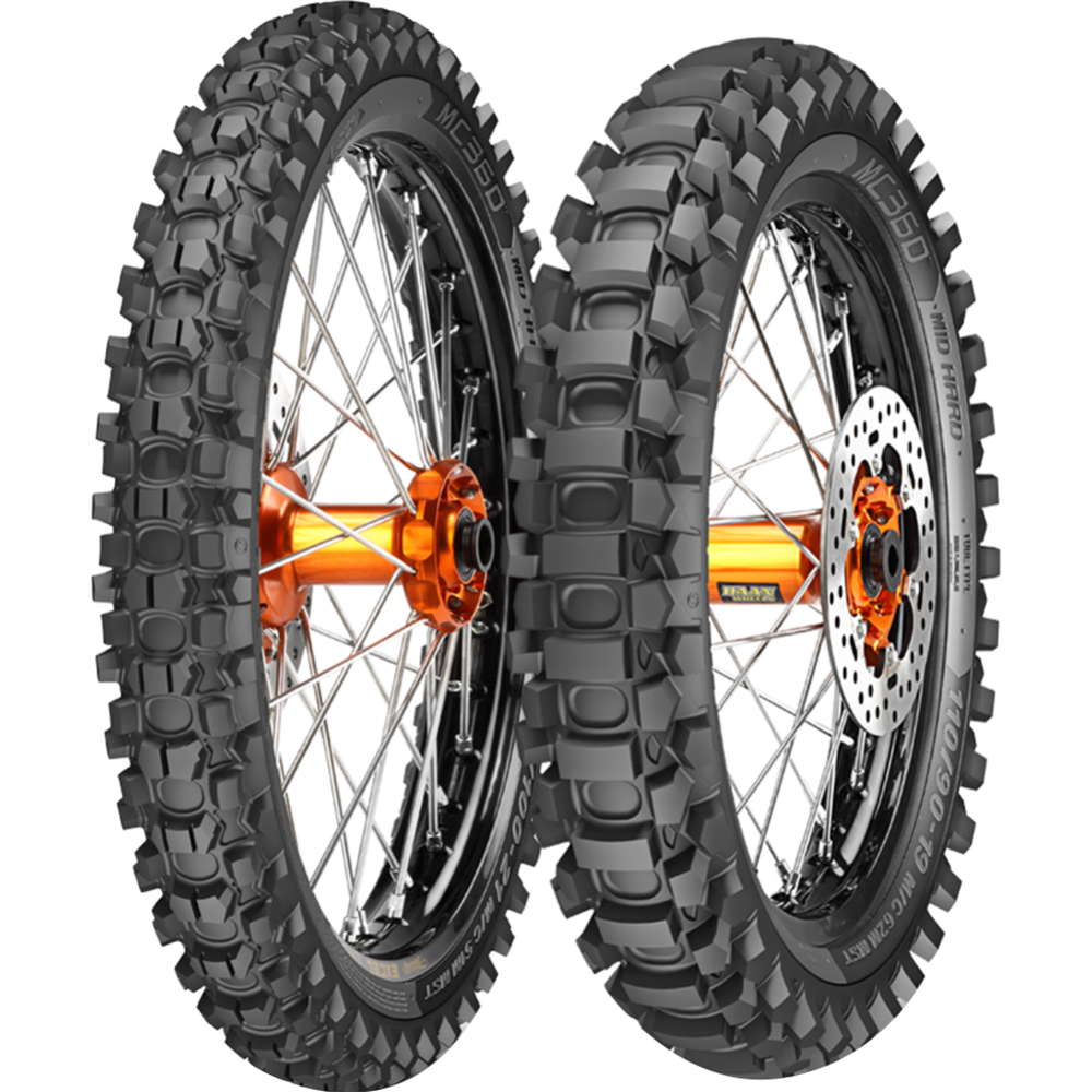 Мотошина передняя «Metzeler» MC360 Mid Hard, 90/90R21 54M TT