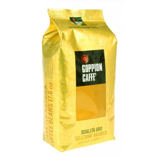 Кофе в зернах "Goppion Caffe Qualita Oro", 500г. Италия.