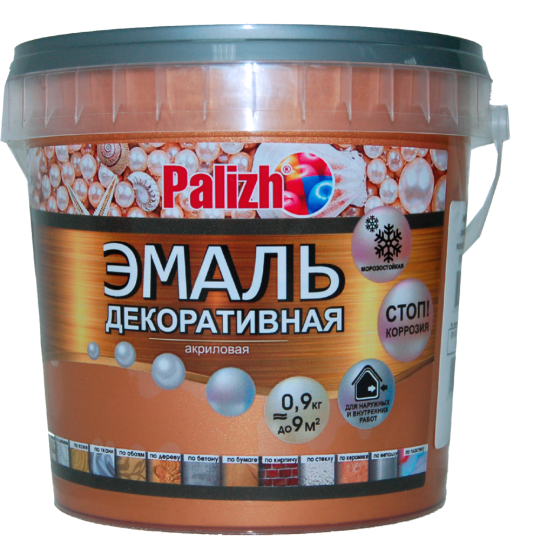 Эмаль «Palizh» Декоративная, бронза, 900 г