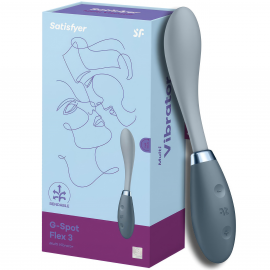 Гибкий вибратор для точки G Satisfyer G-Spot Flex 3 серый