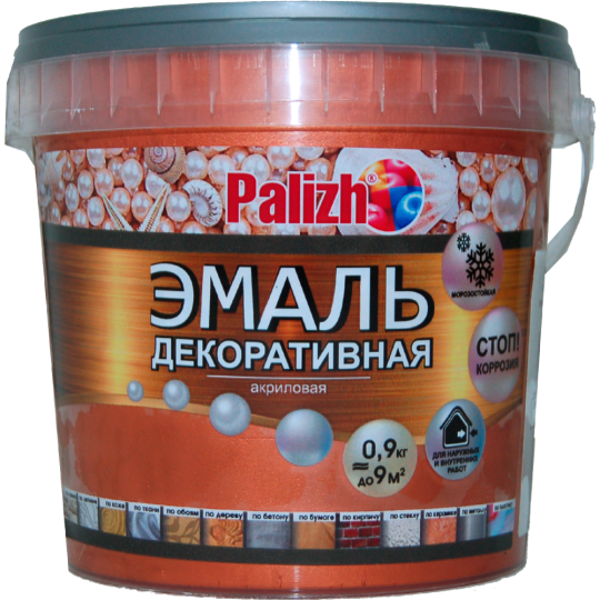 Эмаль «Palizh» Декоративная, медь, 900 г