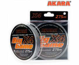 Плетёный шнур Akara Big Game (275м), 0.4 мм