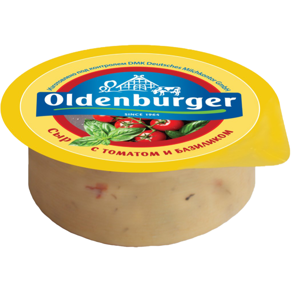 Сыр «Oldenburger» с томатом и базиликом, 50%, 350 г #0