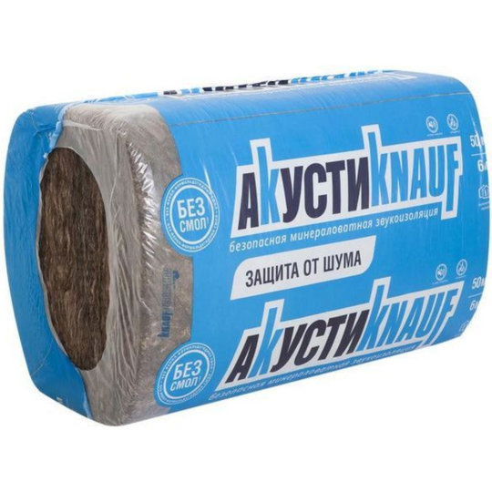 Минеральная вата «Knauf Insulation» Акусти AS, 50x610x1230 мм, 16 шт