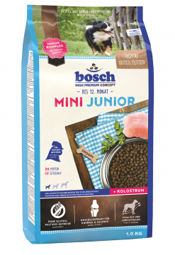 Корм для щенков мелких пород Bosch Mini Junior (Бош Мини Юниор) 1кг