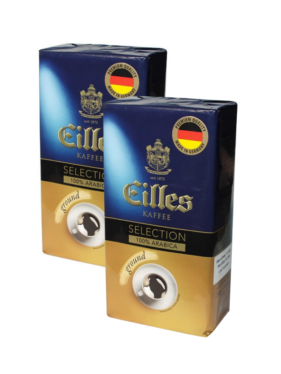 Кофе мо­ло­тый Eilles Kaffee Selection, на­ту­раль­ный, 250 г 2 уп.