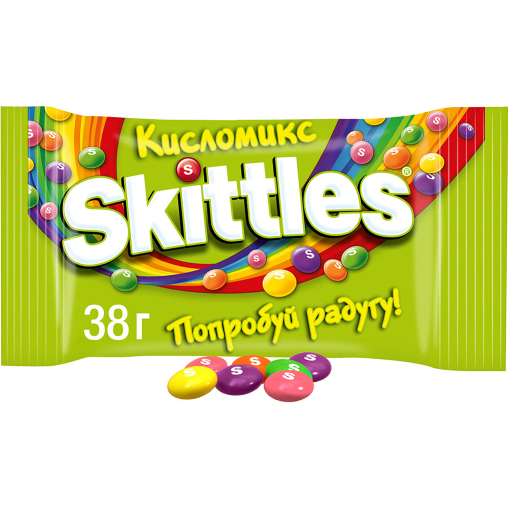 Драже жевательное «Skittles» кисломикс, 38 г #0
