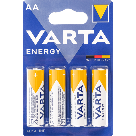 Батарейки «Varta» Energy, AA, 1.5V, LR6, 4 шт