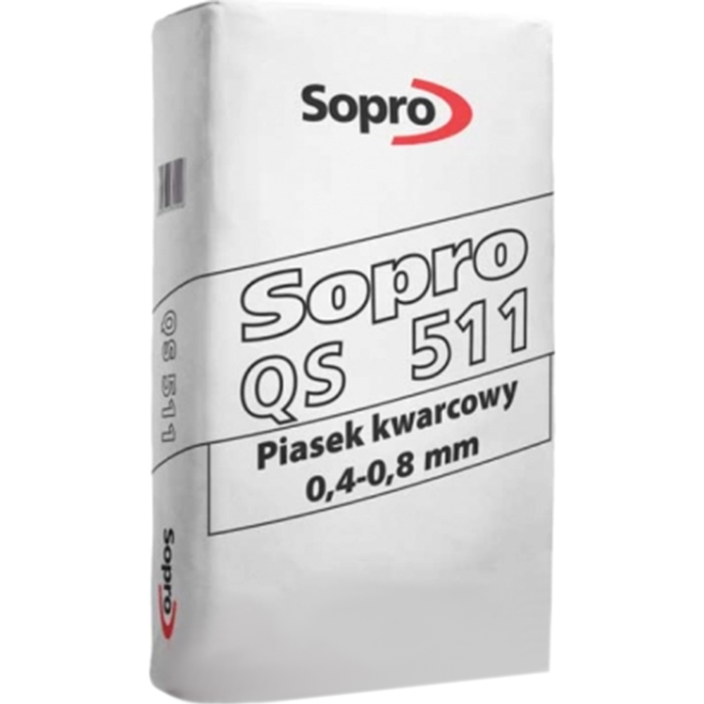 Песок кварцевый «Sopro» QS 511 0.4-0.8мм, 25 кг