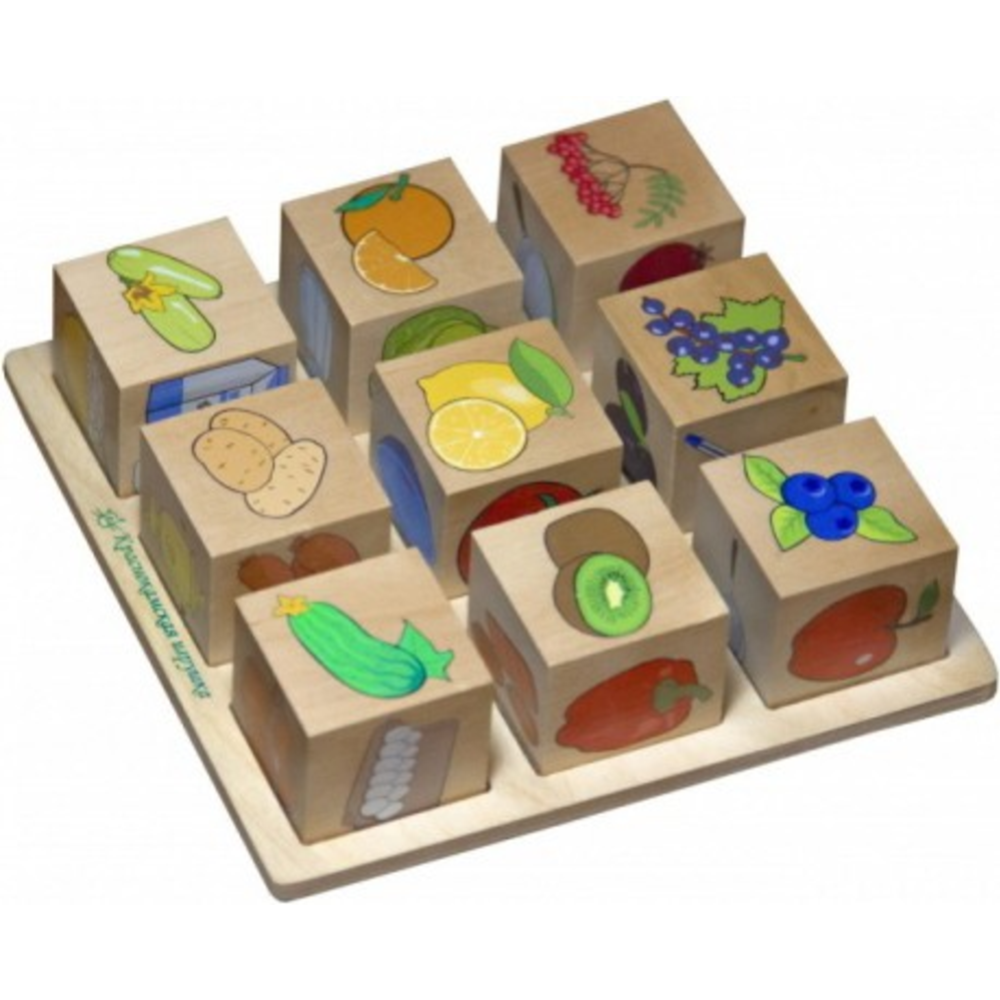 Кубики «Краснокамская игрушка» Съедобное-Несъедобное, Н-15