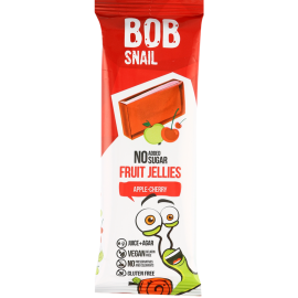 Мармелад фруктово-ягодный «Bob snail» яблоко-вишня, 38 г