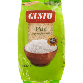 Рис «Gusto» про­па­рен­ный, шли­фо­ван­ный, 800 г