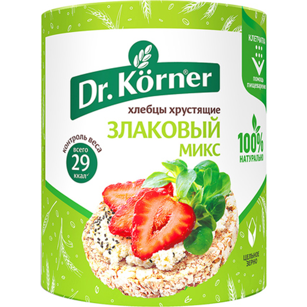 Хлебцы хрустящие «Dr.Korner» Злаковый Микс, 90 г #0