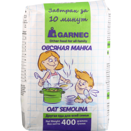 Овсяная манка «Гарнец» 400 г