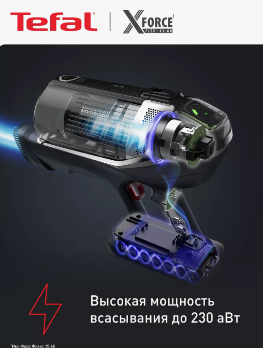 Беспроводной пылесос TEFAL TY99G1WO