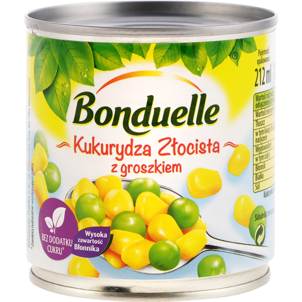 Кукуруза с горошком консервированная «Bonduelle» 170 г