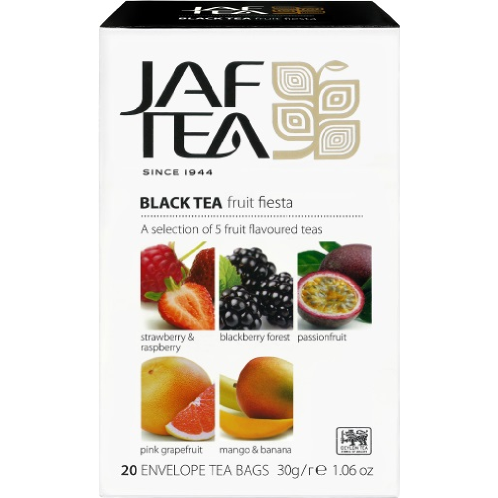 Чай черный «Jaf» ассорти фруктовая фиеста, 20х1.5 г