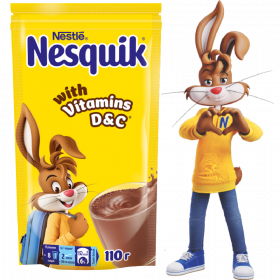 Какао-на­пи­ток «Nesquik» быст­ро­рас­тво­ри­мый, обо­га­щен­ный 110 г