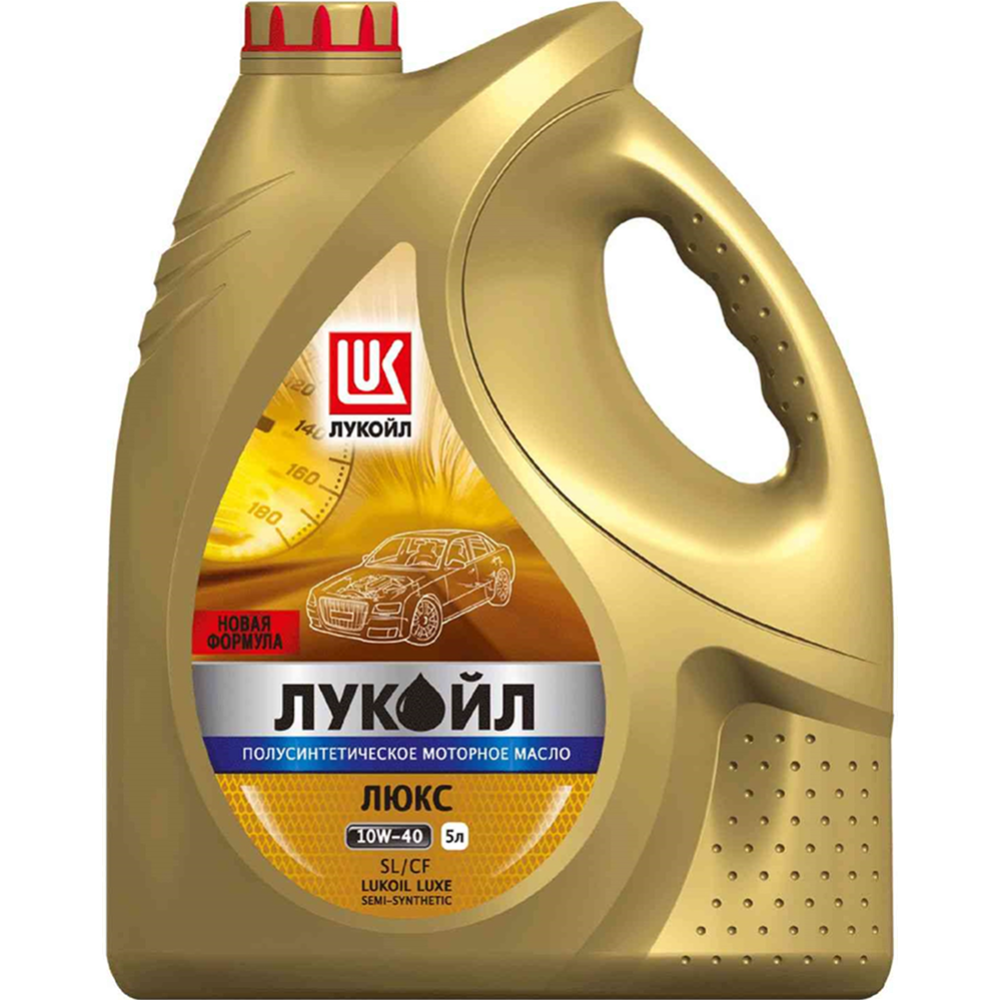  Моторное масло «Лукойл» Люкс 10W40 SL/CF, РФ, 5 л