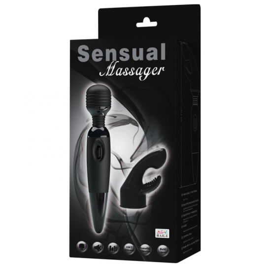 Вибромассажер Sensual Massager со сменной насадкой