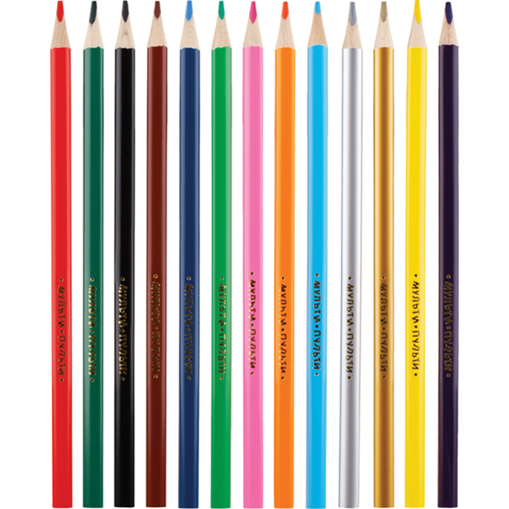 Цветные карандаши «Мульти-Пульти» Енот в космосе, CP-29296, 12 цветов