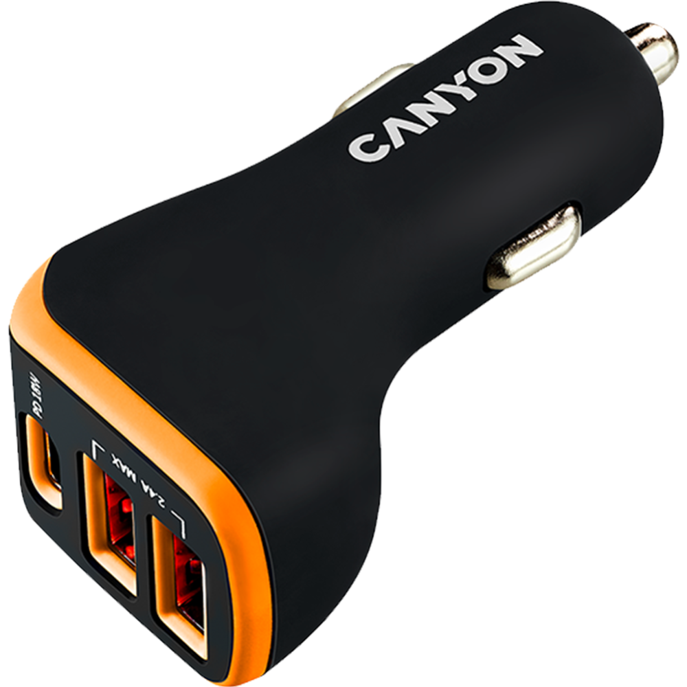 Автомобильное зарядное устройство «Canyon» CNE-CCA08BO