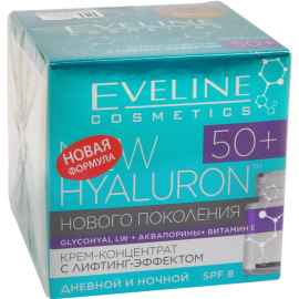 Крем концентрат «Eveline» New Hyaluron, 50+, 50 мл