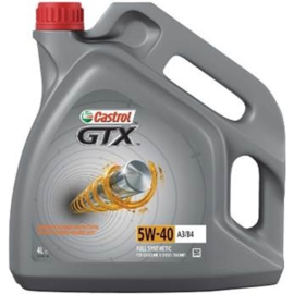 Масло моторное «Castrol» GTX, 5W-40, A3/B4, 15B9F5, 4 л