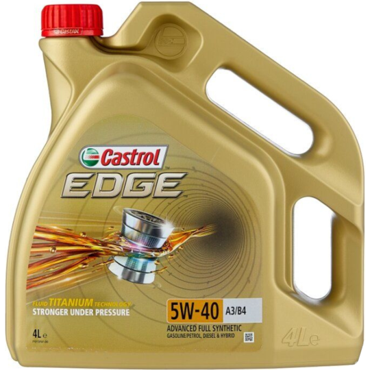 Масло моторное «Castrol» Edge, 5W-40, A3/B4, 15BA5D, 4 л